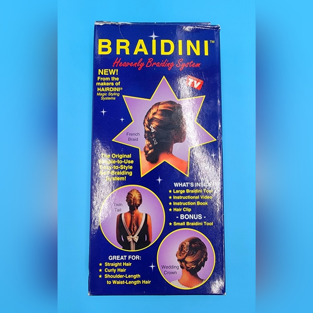 Vintage 1995 Braid Master DIY Hand Braiding System